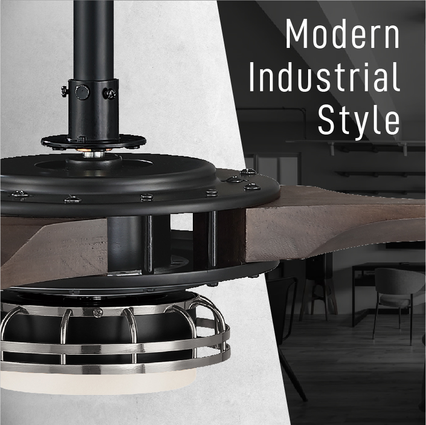 Aerofanture Switch-Nature Wood Walnut_INDUSTRIAL CEILING FAN